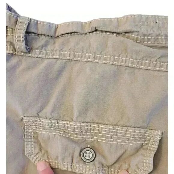 Buckle Black Men's Tan Cotton Athletic Fit Beckham Chino Shorts - Picture 8 of 14